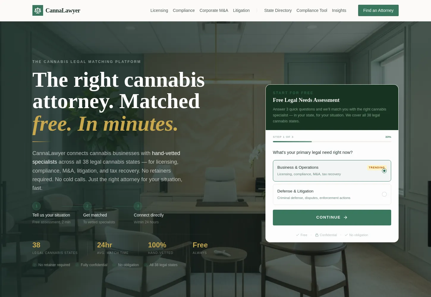 Website capture for CannaLawyer.com
