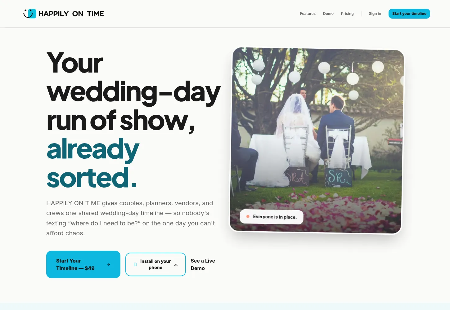 Website capture for HappilyOnTime.com