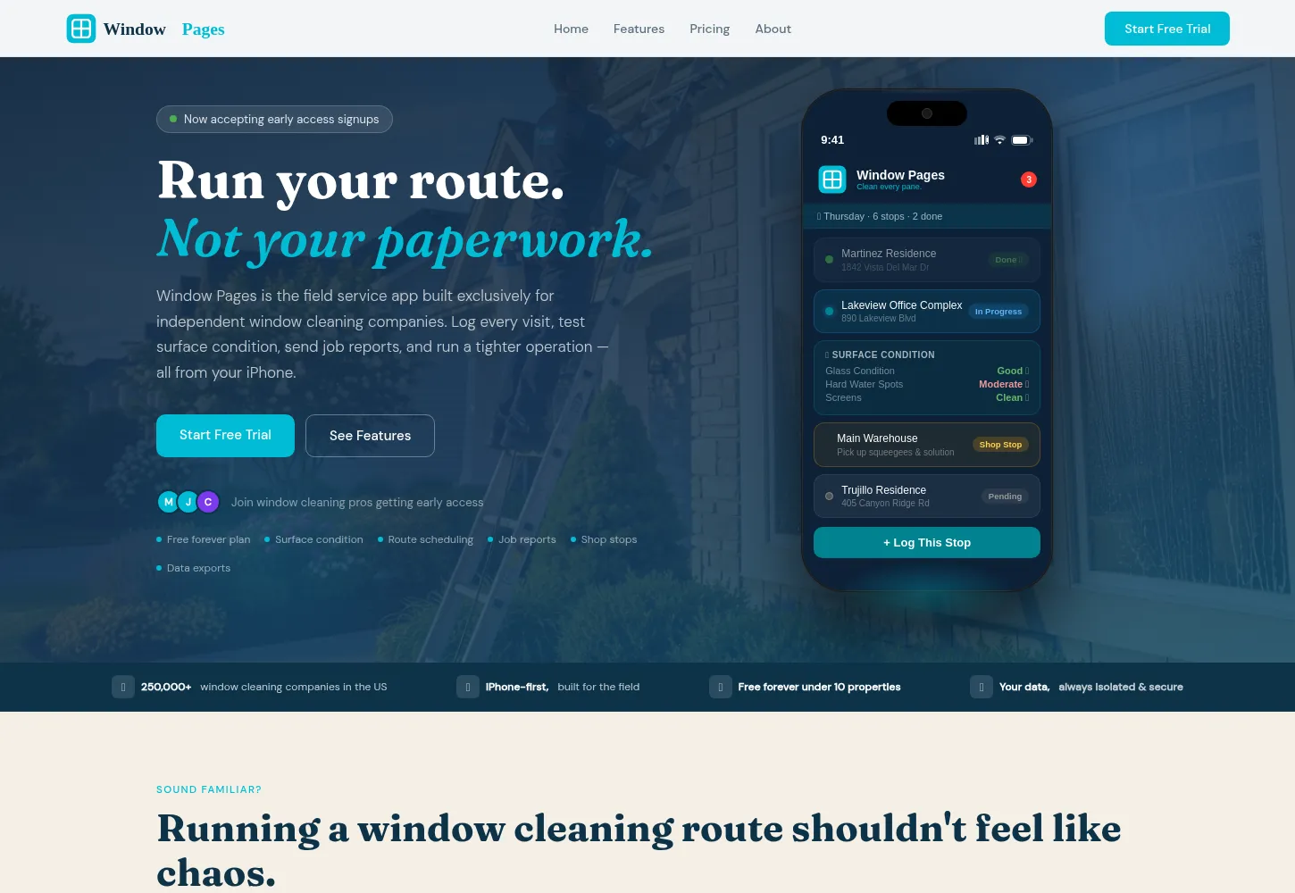 Website capture for WindowPages.com